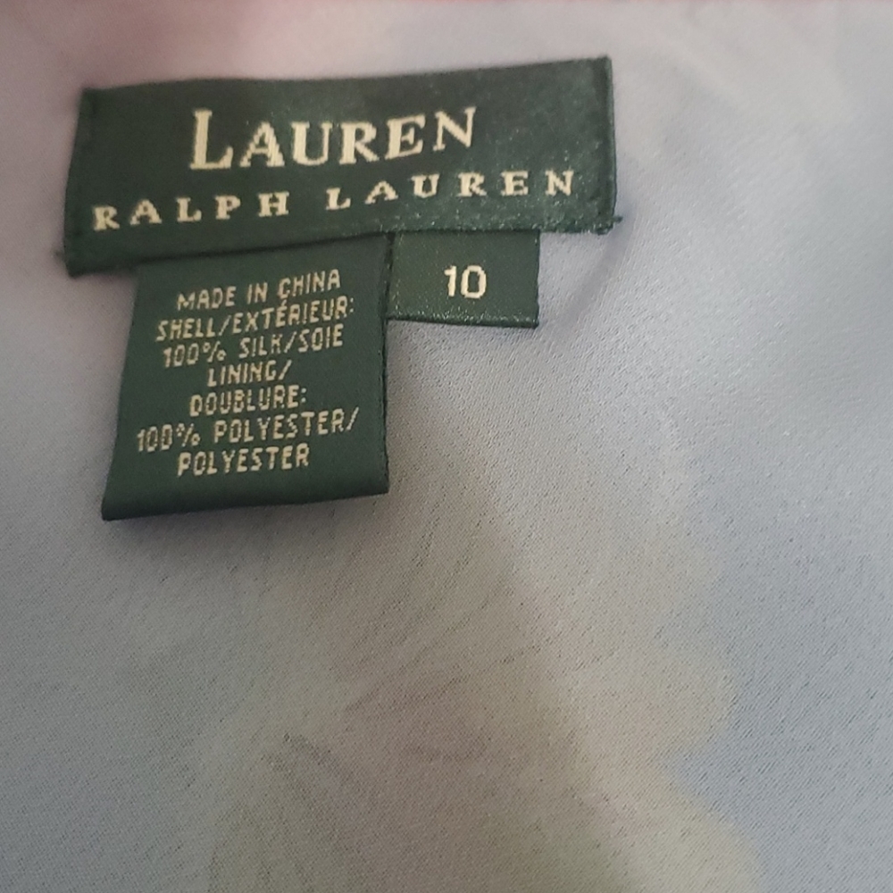 Lauren Ralph Lauren Light Blue Floral Midi Skirt - Picture 4 of 5
